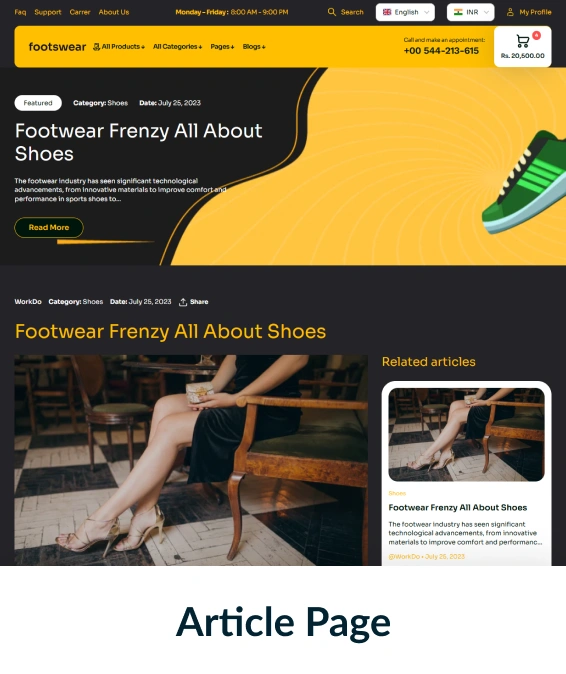 Footswear Shopify Theme