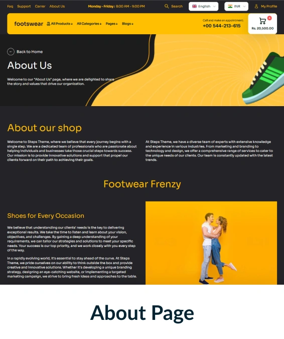 Footswear Shopify Theme