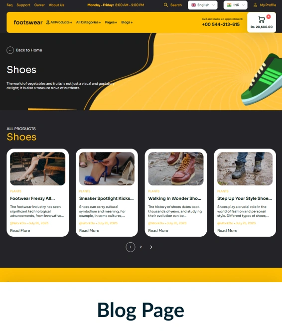 Footswear Shopify Theme