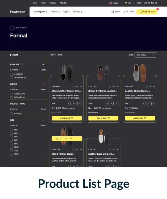 Footwear Shopify Theme