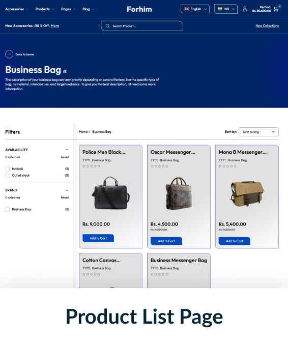 Forhim Shopify Theme