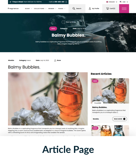 Fragrance Shopify Theme