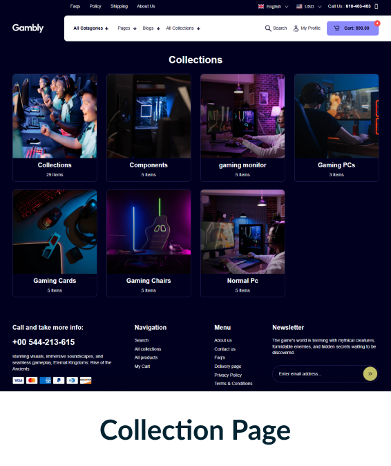 Gambly Shopify Theme