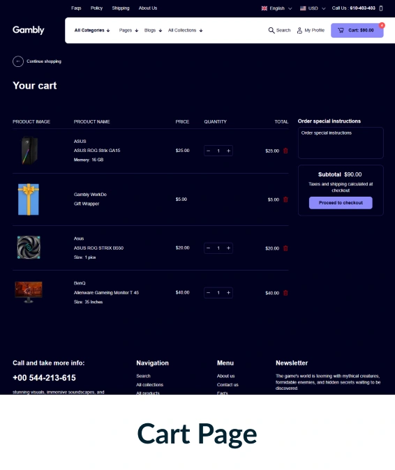 Gambly Shopify Theme