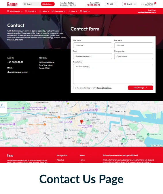 Game Shopify Theme