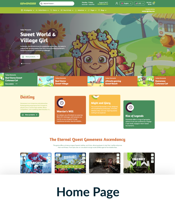 Gameness Shopify Theme