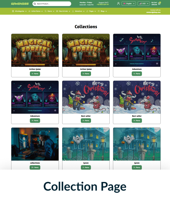 Gameness Shopify Theme