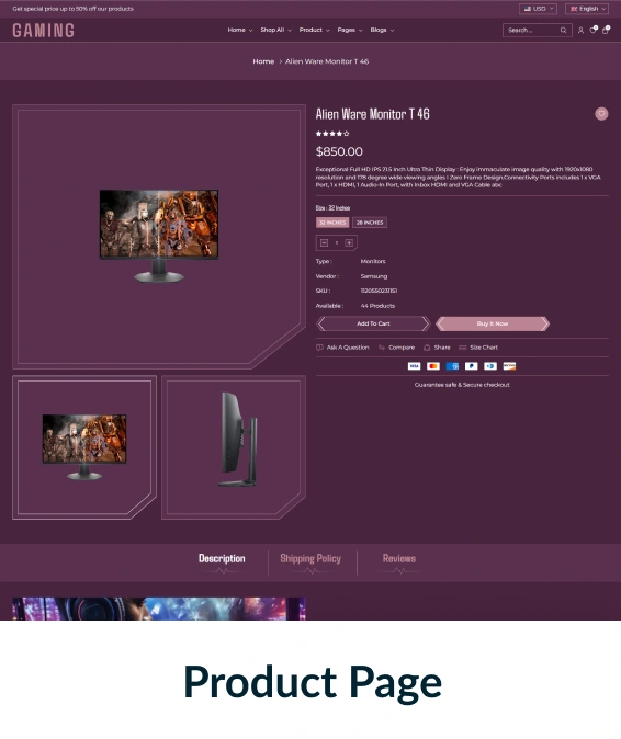 Gaming Shopify Theme
