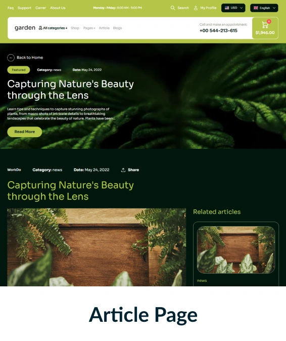Garden Shopify Theme
