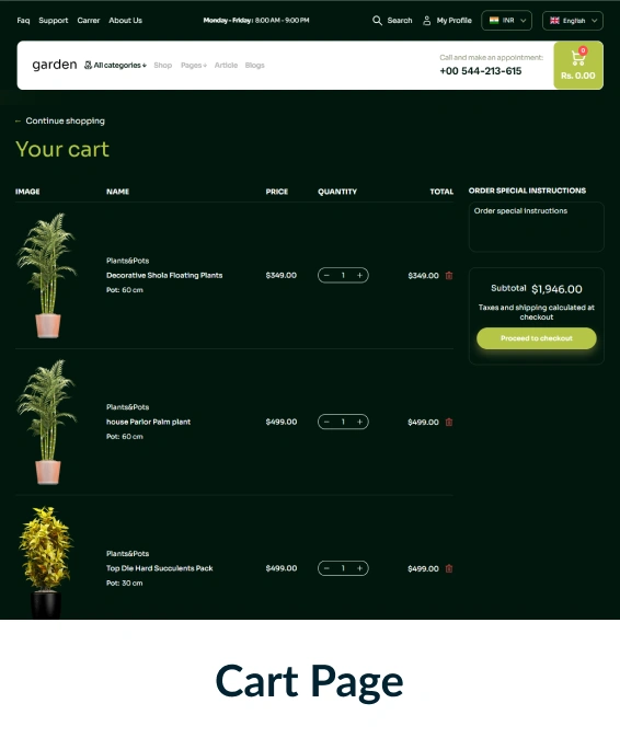 Garden Shopify Theme