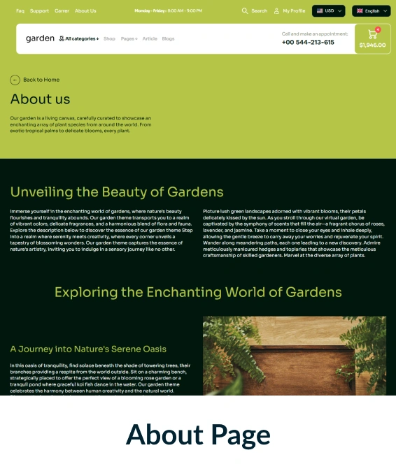 Garden Shopify Theme