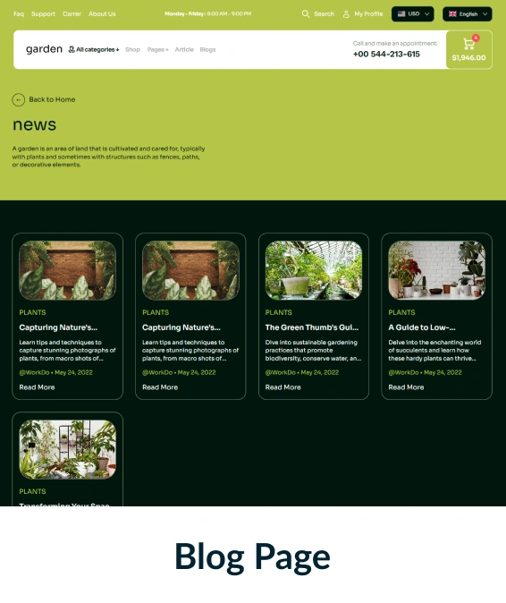 Garden Shopify Theme
