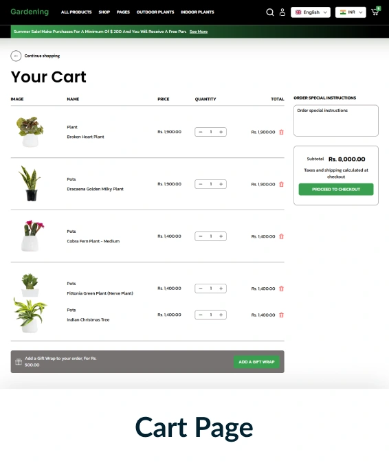 Gardening Shopify Theme