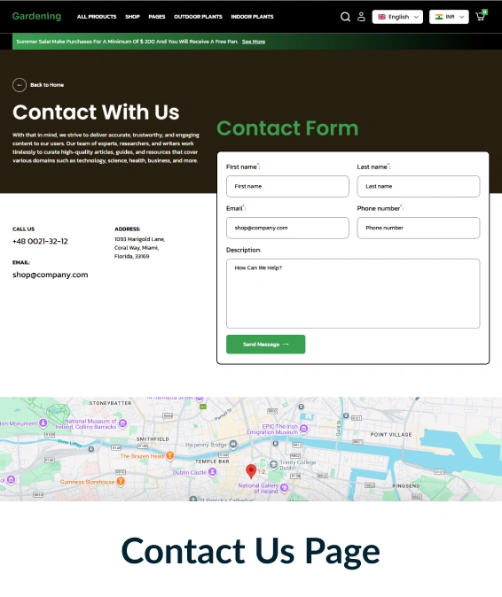 Gardening Shopify Theme