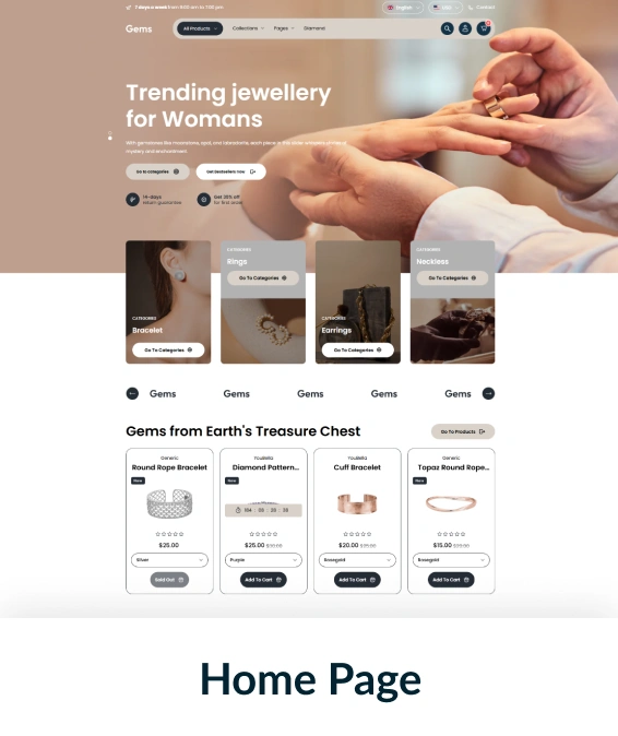 Gems Shopify Theme