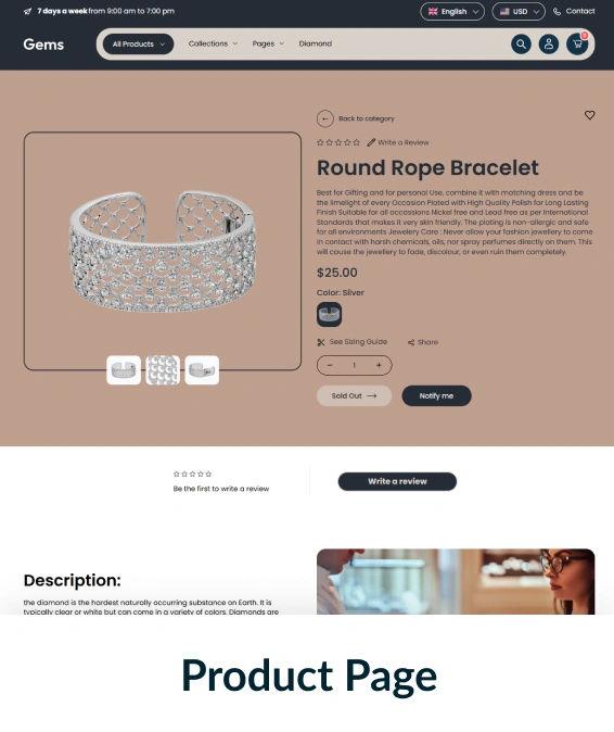 Gems Shopify Theme