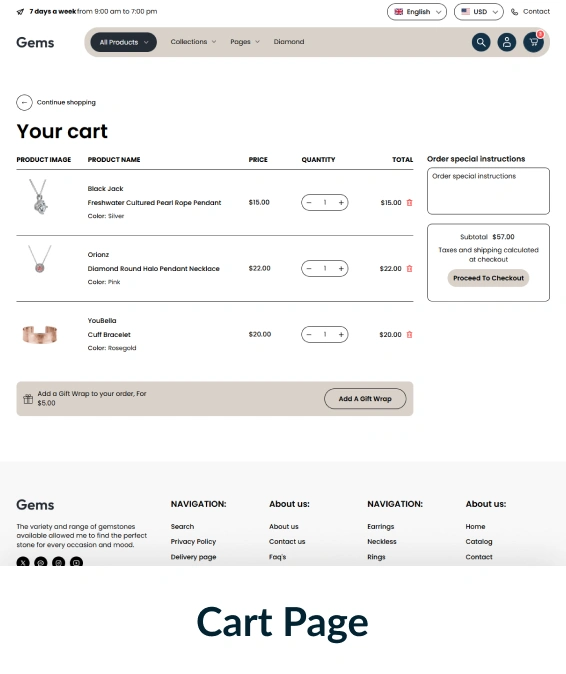 Gems Shopify Theme