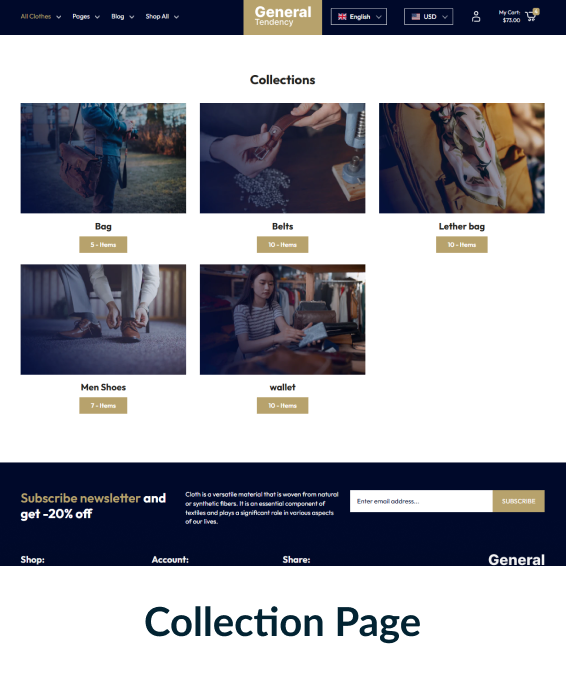 General Tendency Shopify Theme