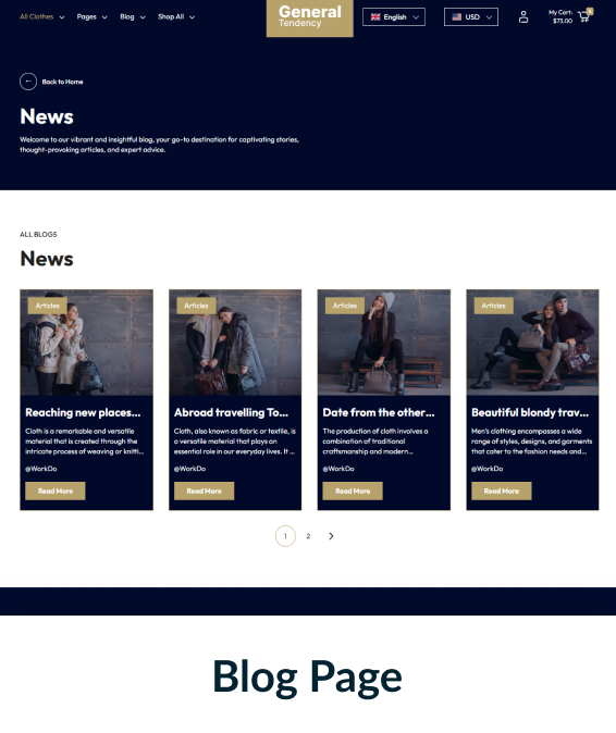 General Tendency Shopify Theme