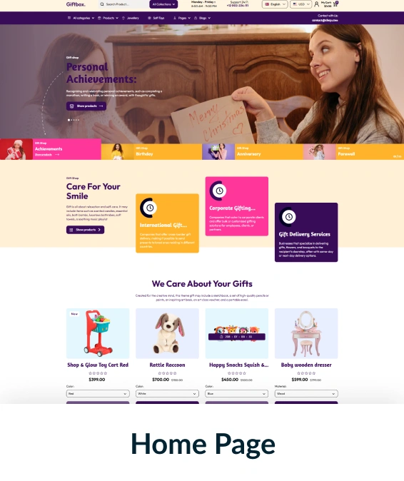 Giftbox Shopify Theme