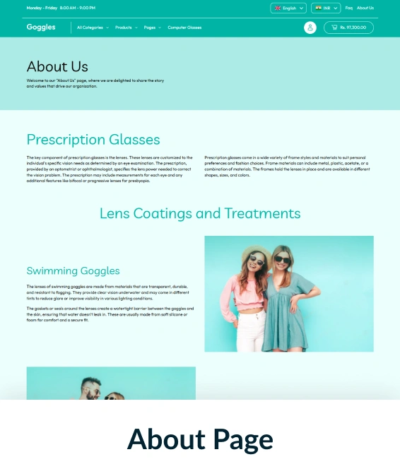 Goggles Shopify Theme
