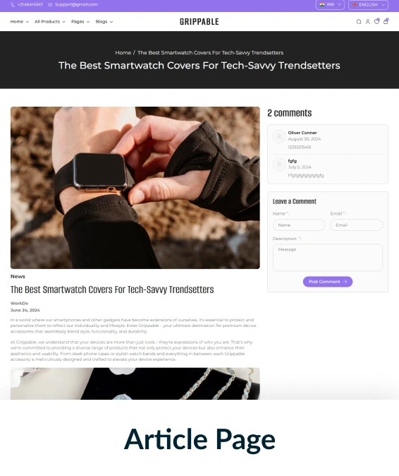Grippable Shopify Theme