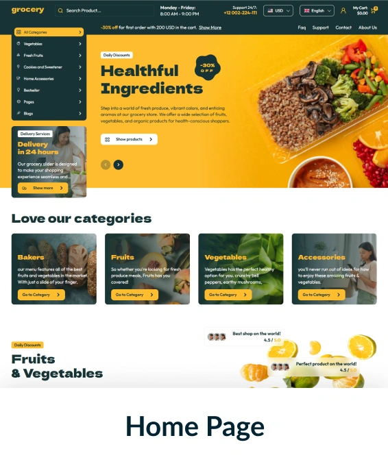Grocery Shopify Theme