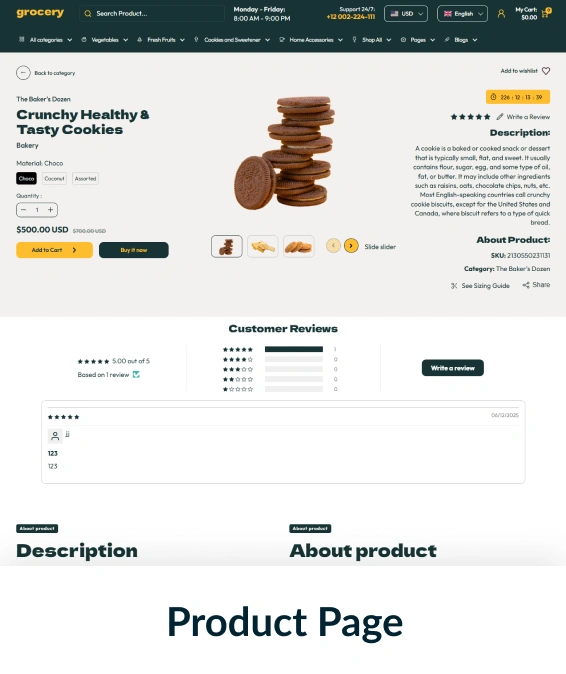 Grocery Shopify Theme
