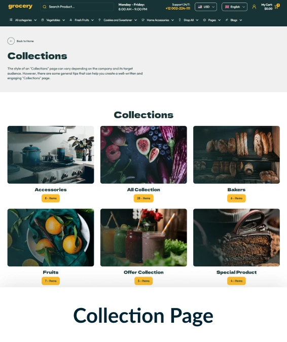 Grocery Shopify Theme