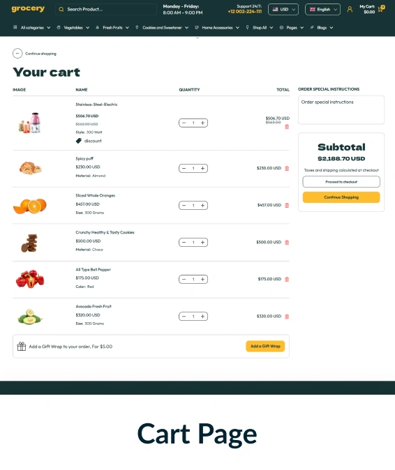 Grocery Shopify Theme