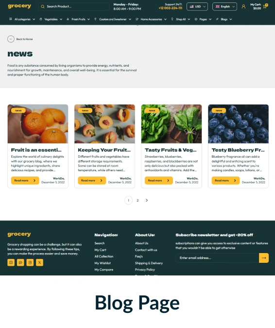 Grocery Shopify Theme