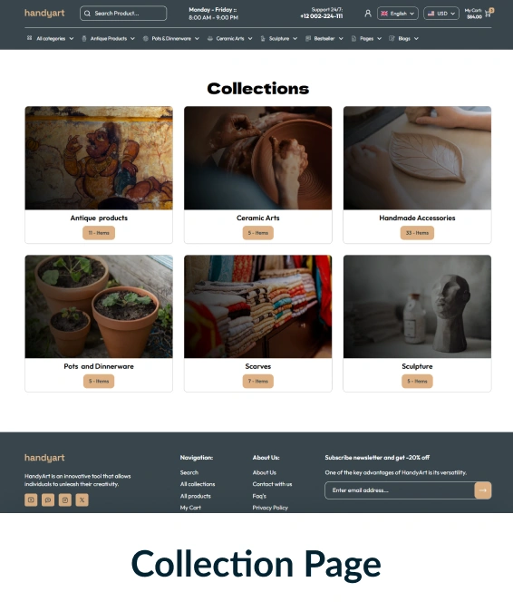 Handyart Shopify Theme