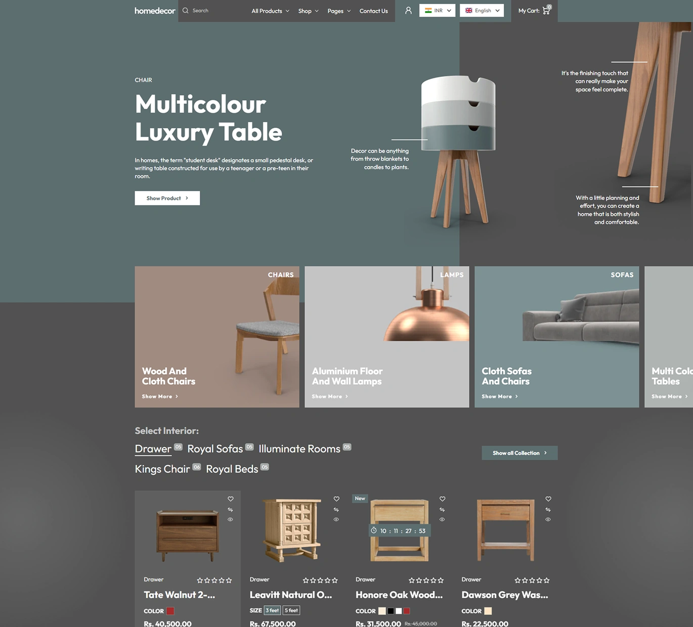 Home Decor Shopify Theme - WorkDo