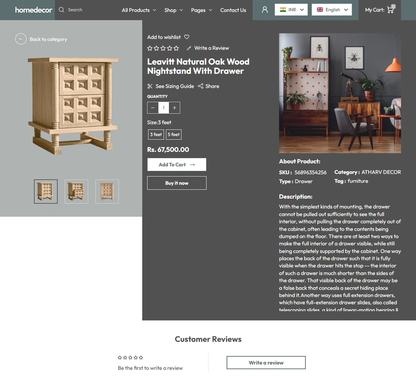 Home Decor Shopify Theme - WorkDo