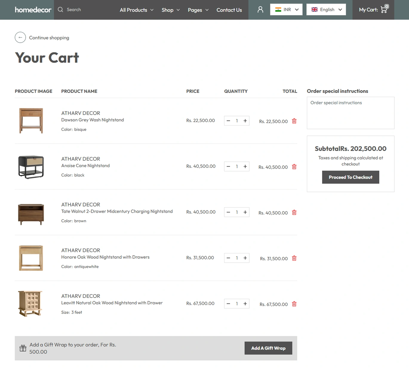Home Decor Shopify Theme - WorkDo
