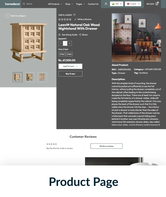 Home Decor Shopify Theme