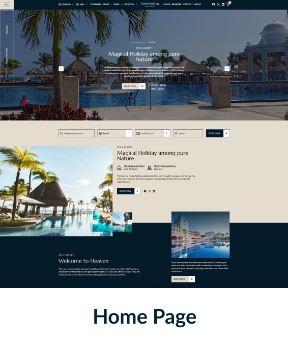 Hotels Holiday Shopify Theme
