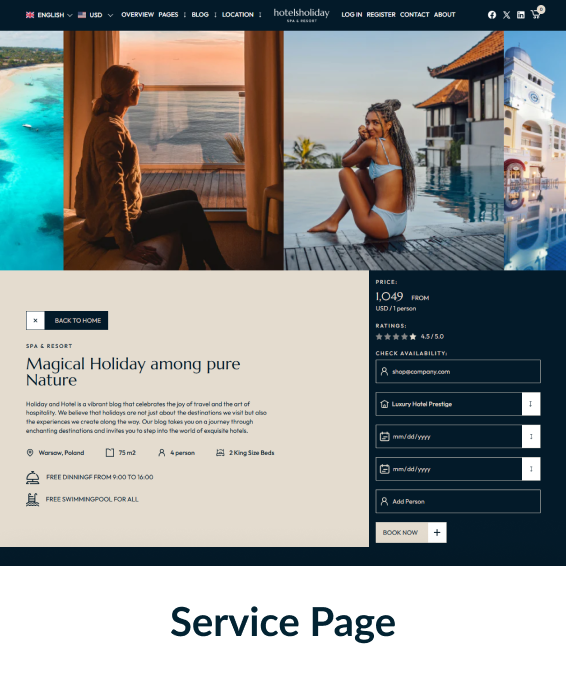 Hotels Holiday Shopify Theme