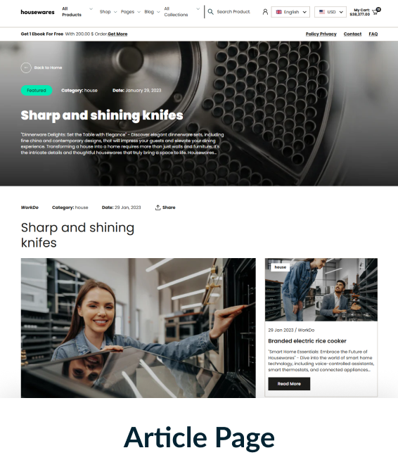 House Wares Shopify Theme