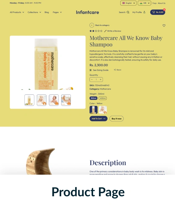 Infantcare Shopify Theme