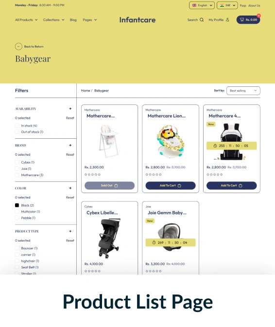 Infantcare Shopify Theme