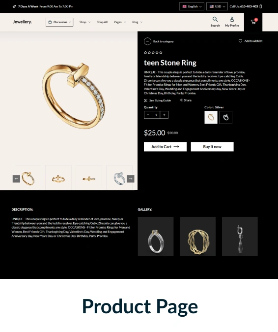 Jewellery Shopify Theme