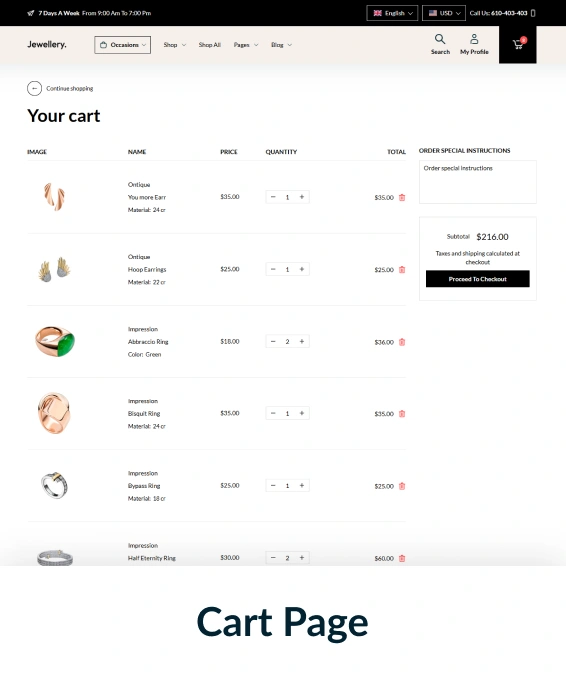 Jewellery Shopify Theme