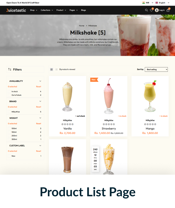Juicetastic Shopify Theme