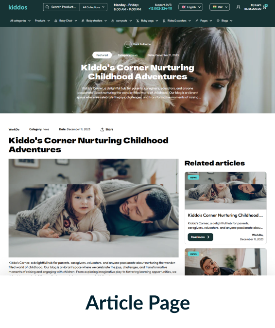 Kiddos Shopify Theme