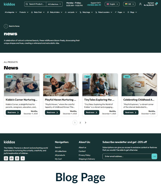 Kiddos Shopify Theme