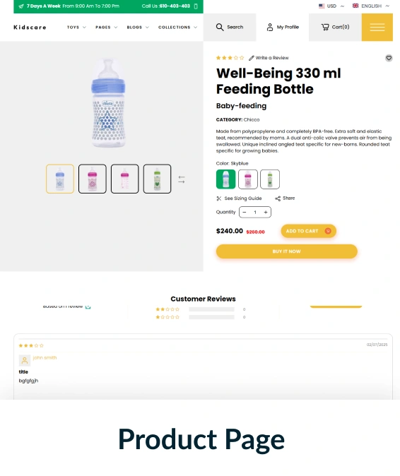 Kidscare Shopify Theme