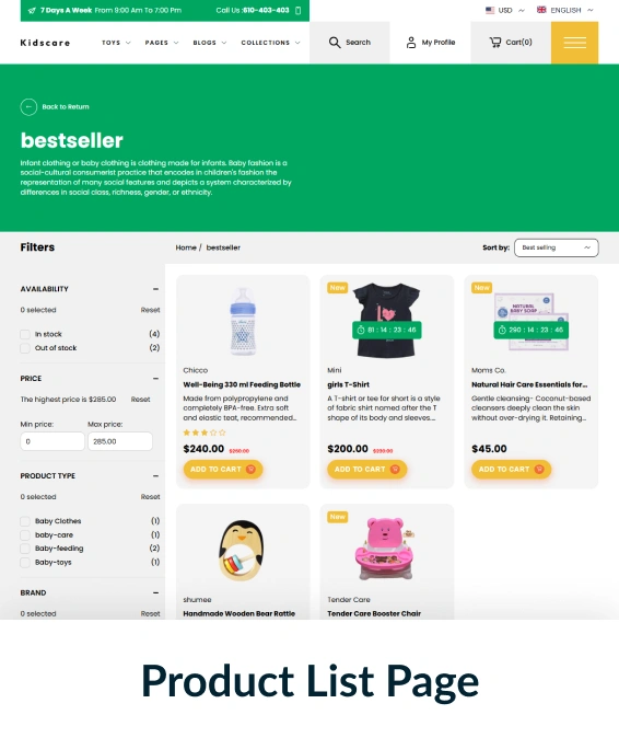 Kidscare Shopify Theme