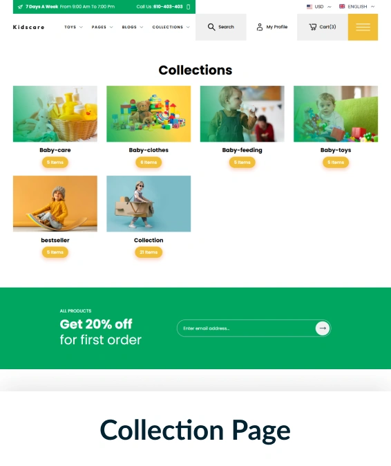 Kidscare Shopify Theme