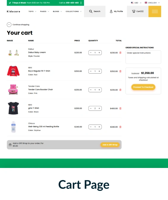 Kidscare Shopify Theme